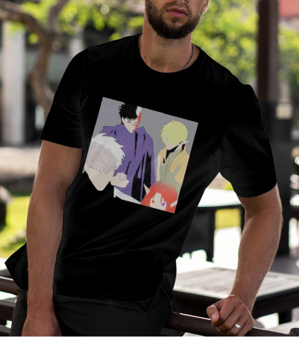 Anime Elf Kingdom Mysterious Characters Quartet T-Shirt