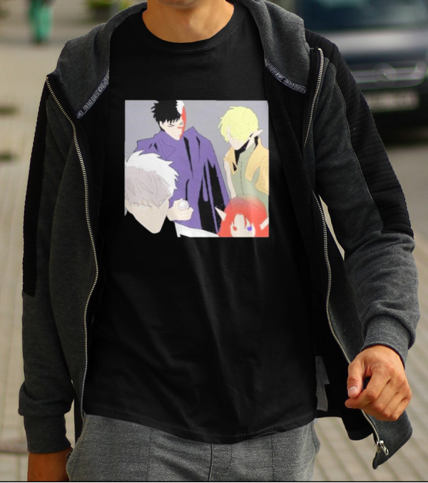Anime Elf Kingdom Mysterious Characters Quartet T-Shirt