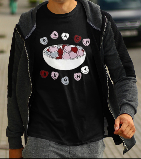 Beach Bunny Candy Heart Bowl T-Shirt