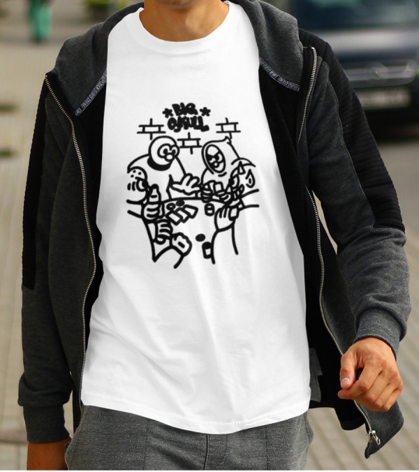 Big Skull Studio Big Skull Poker Game Street T-Shirt