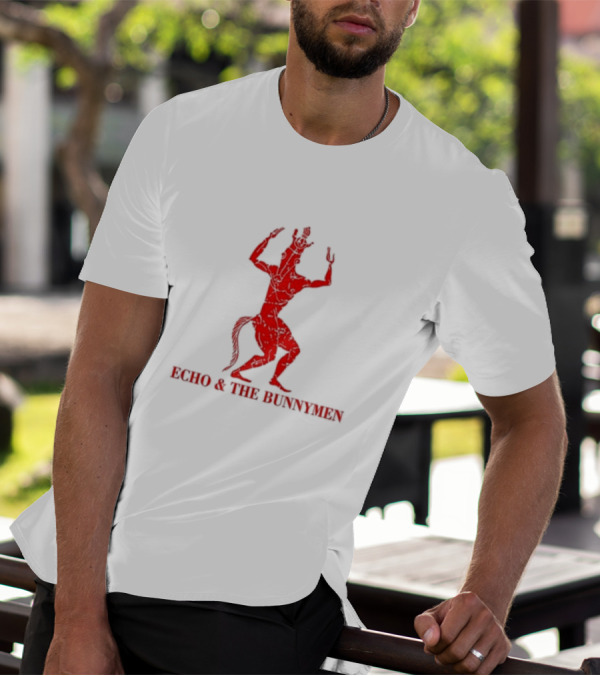 Echo And The Bunnymen Bring On The Dancing Horses Red Mythical Centaur T-Shirt
