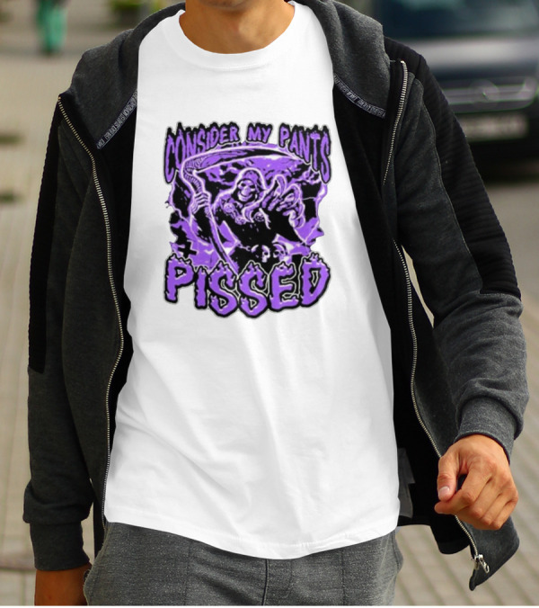 Consider My Pants Pissed Grim Reaper Halloween Horror T-Shirt