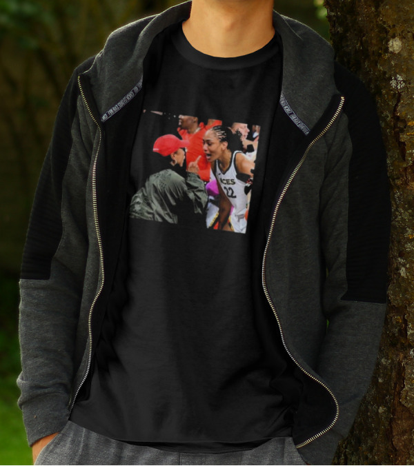 A’ja Wilson Dawn Staley Las Vegas Aces And Anxiety T-Shirt