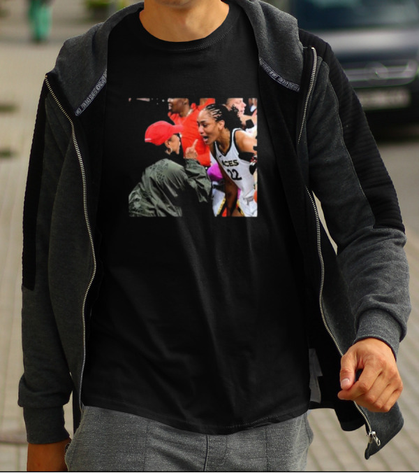 A’ja Wilson Dawn Staley Las Vegas Aces And Anxiety T-Shirt