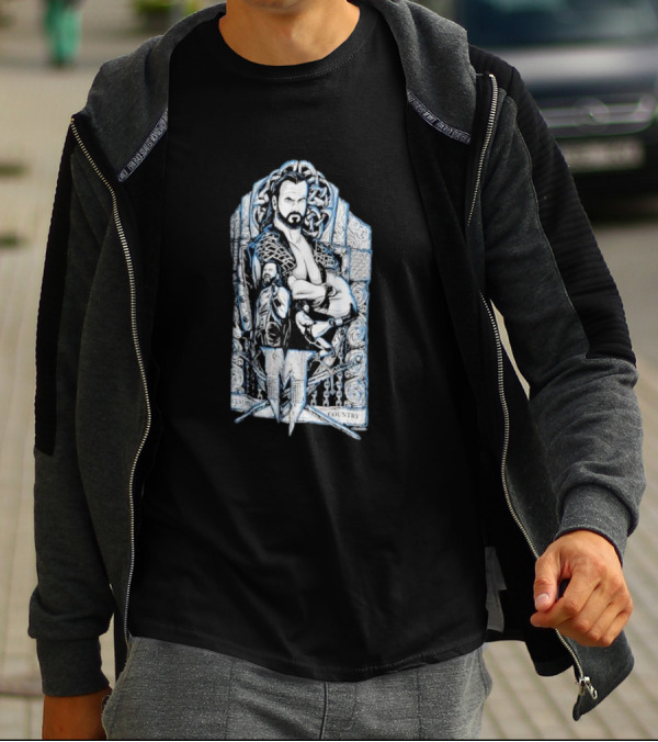 Drew McIntyre Prosphere Youth Superstar Collage Brave Country T-Shirt