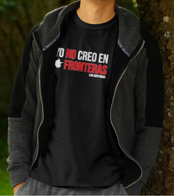 Ellison Wear Yo No Creo En Fronteras Las Cafeteras T-Shirt
