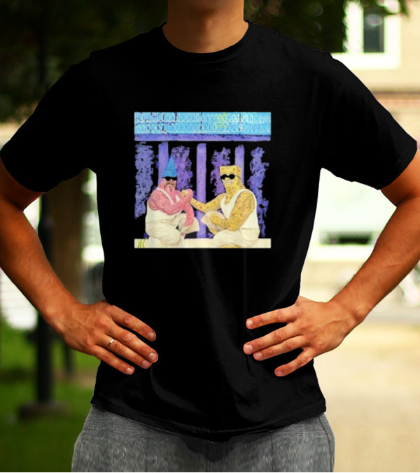 Mi Riqueza Ariel Camacho Greek Style Illustrative Scene T-Shirt