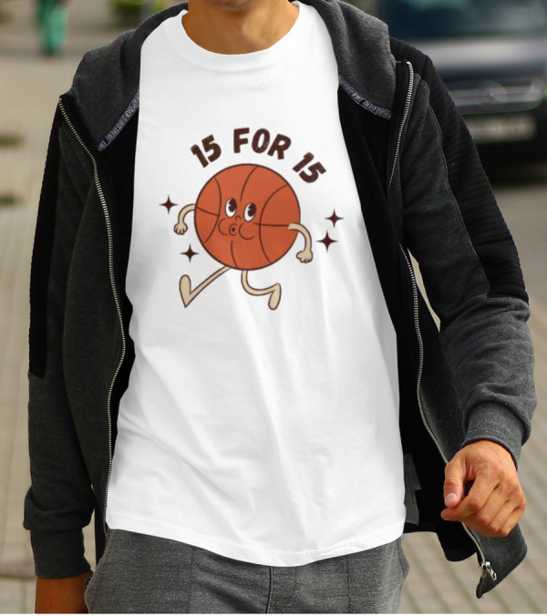 15 For 15 Basketball T-Shirt