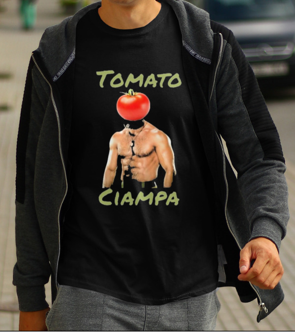 Tomato Ciampa Man Head Bodybuilder T-Shirt