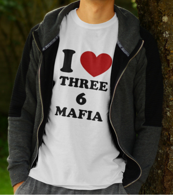 I Love Heart Three 6 Mafia T-Shirt