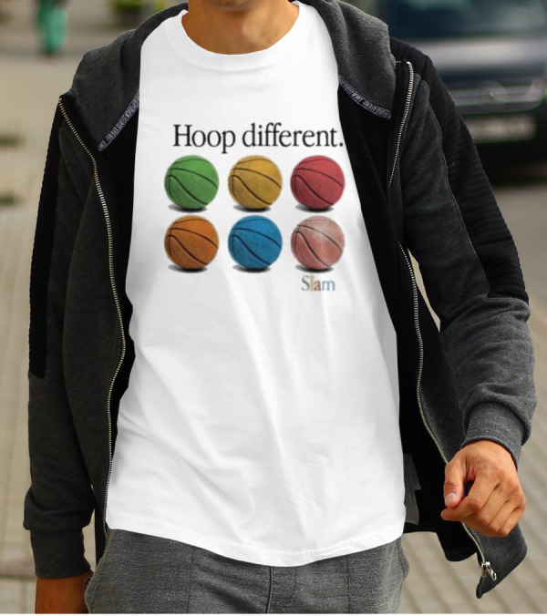 Kate Martin Hoop Different Slam Basketball Multicolor Balls T-Shirt