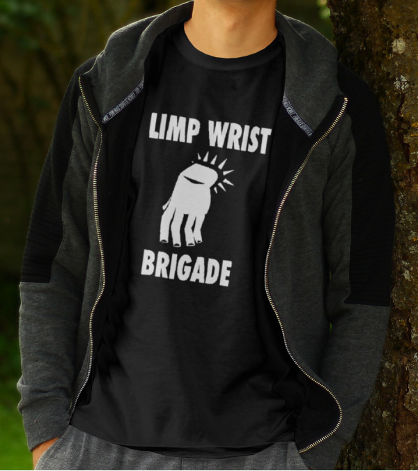 Limp Wrist Brigade Sunshine Clenched Fist T-Shirt