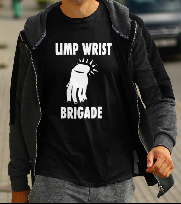 Limp Wrist Brigade Sunshine Clenched Fist T-Shirt