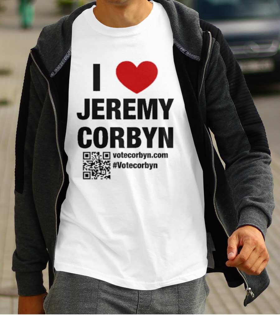 I Love Jeremy Corbyn VoteCorbyn.com #VoteCorbyn T-Shirt