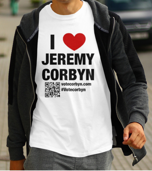 I Love Jeremy Corbyn VoteCorbyn.com #VoteCorbyn T-Shirt