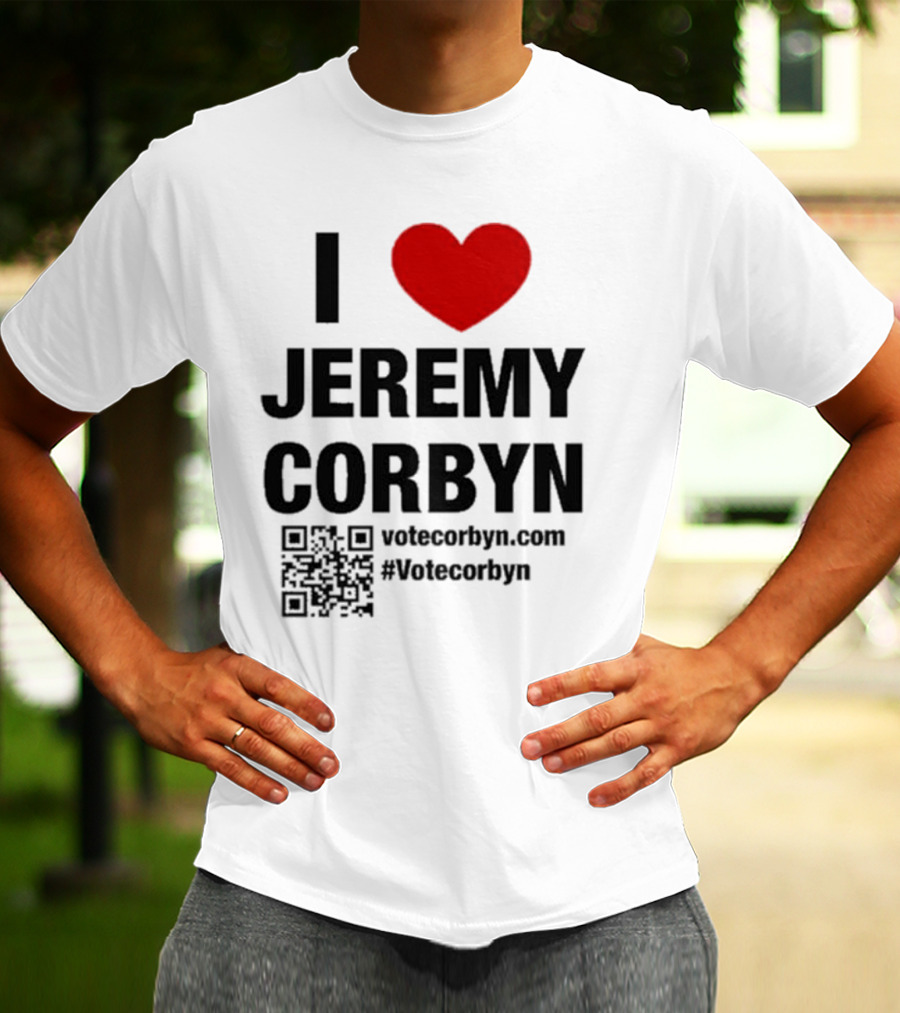 I Love Jeremy Corbyn VoteCorbyn.com #VoteCorbyn T-Shirt