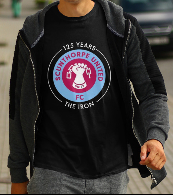 125 Years Scunthorpe United FC The Iron Unity T-Shirt