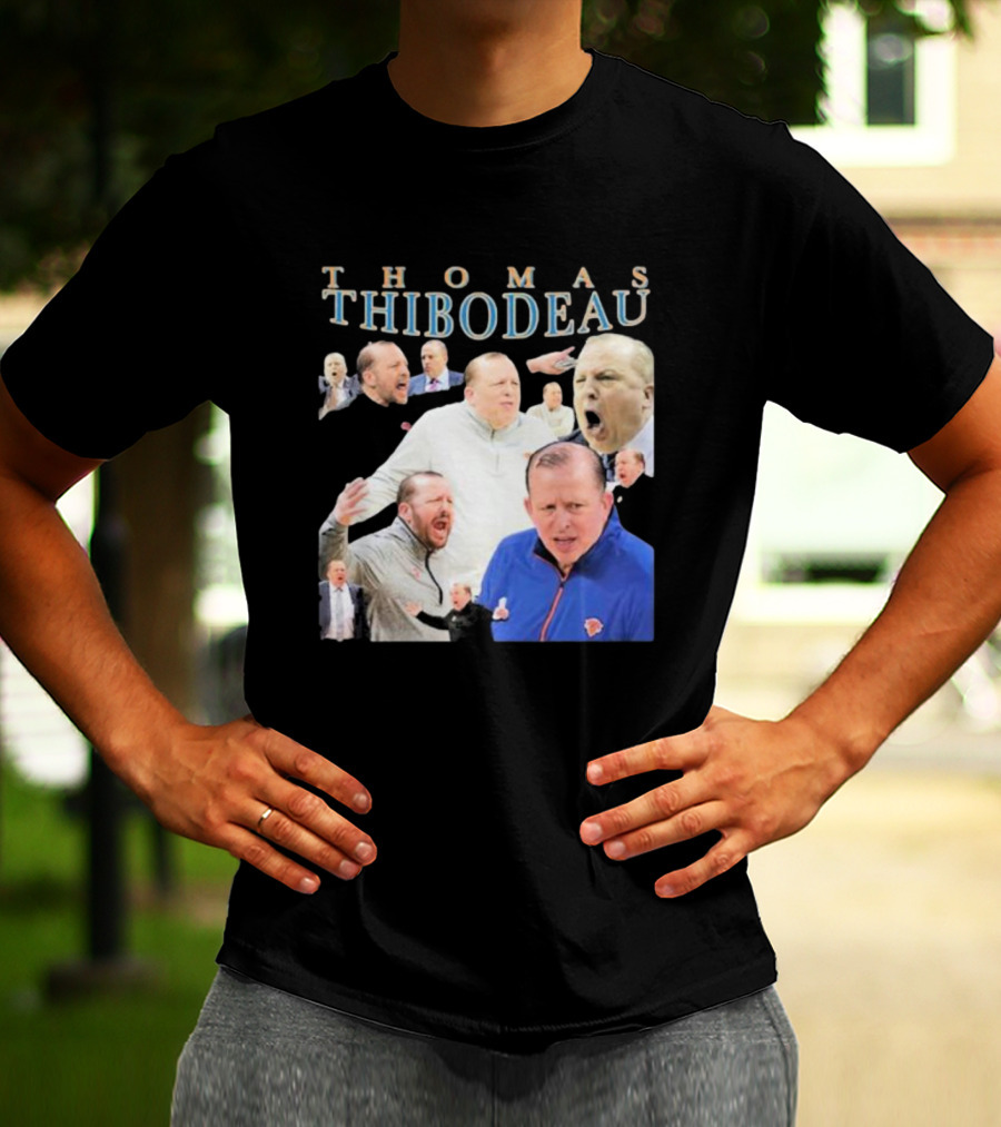 Thomas Thibodeau New York Knicks Coach Passionate Expressions T-Shirt