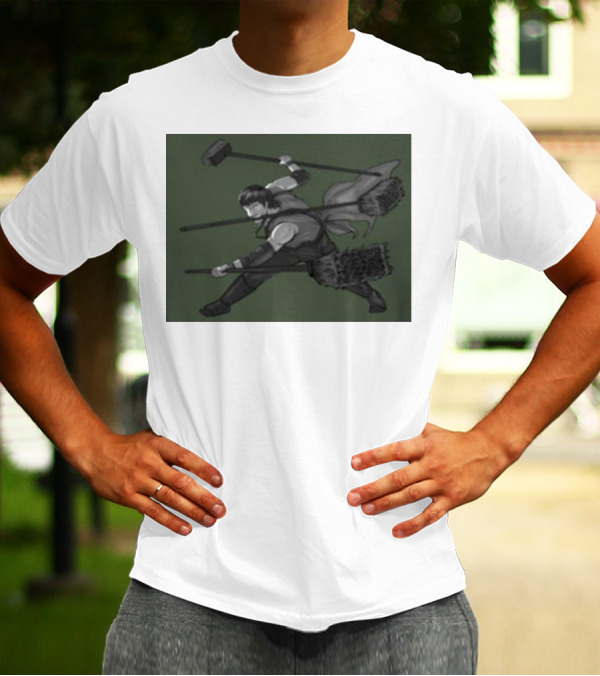 Three Broom Stance Cosplay Zoro T-Shirt
