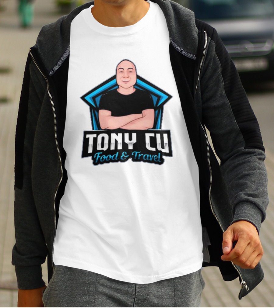 Tony Cu Food And Travel Egg Roll King T-Shirt