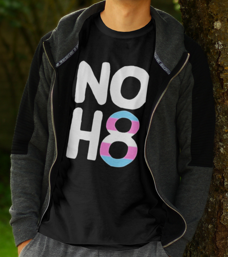 NO H8 Trans Pride Colors T-Shirt