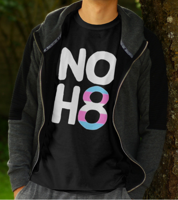 NO H8 Trans Pride Colors T-Shirt