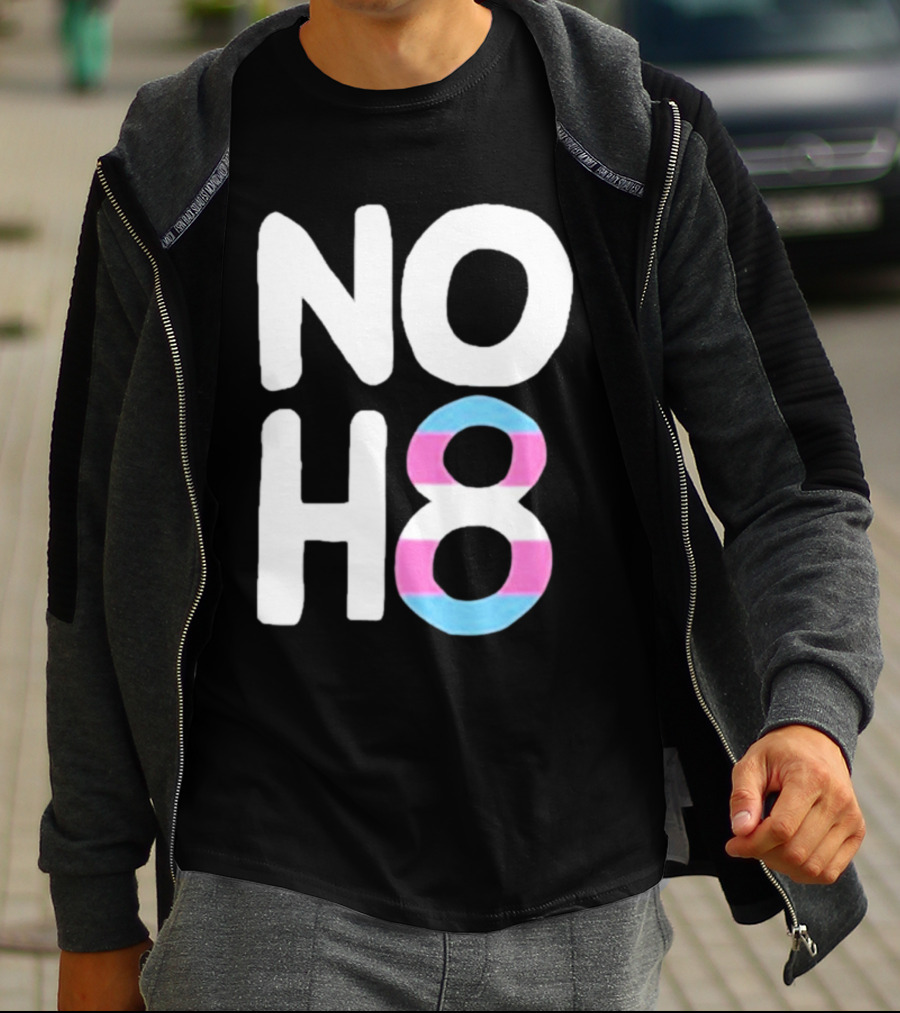 NO H8 Trans Pride Colors T-Shirt