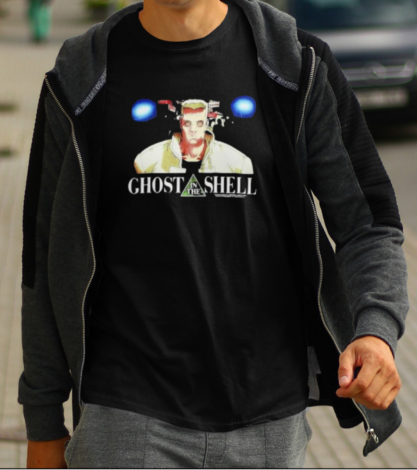 Ghost In The Shell Batou Cyberpunk Anime T-Shirt