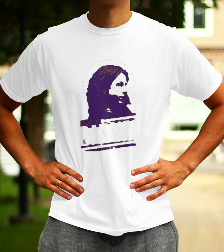 Dansky Purple Silhouette With Stars T-Shirt