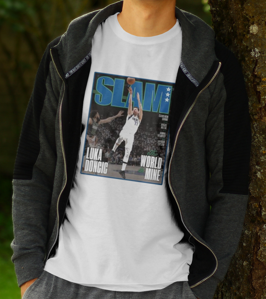 SLAM Luka Doncic The World Is Mine T-Shirt