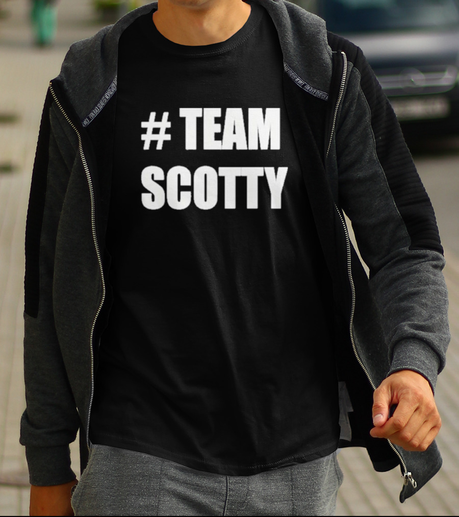 90 Day The Melanated Way Hashtag Team Scotty T-Shirt