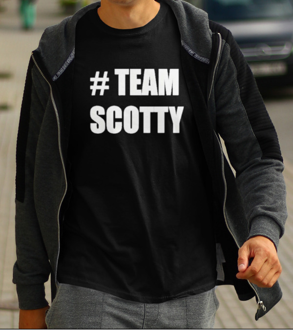 90 Day The Melanated Way Hashtag Team Scotty T-Shirt