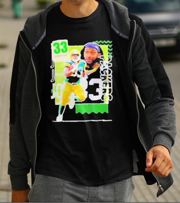 Packers Aaron Jones 33 Football Player Running Back T-Shirt