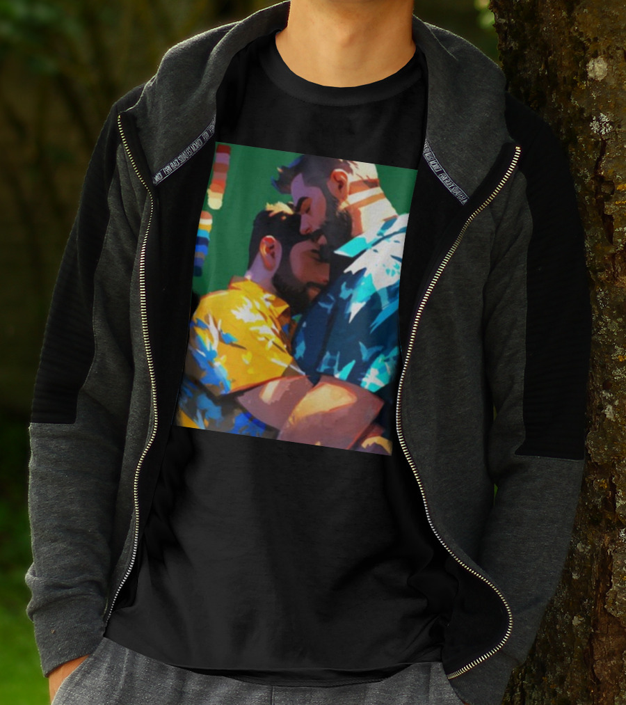 Ego Rodriguez Colours Pride Men's Embrace T-Shirt