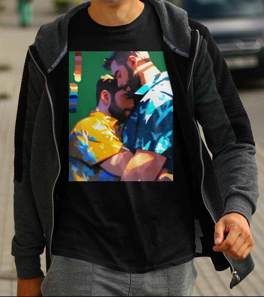 Ego Rodriguez Colours Pride Men's Embrace T-Shirt