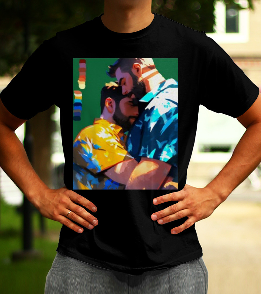 Ego Rodriguez Colours Pride Men's Embrace T-Shirt