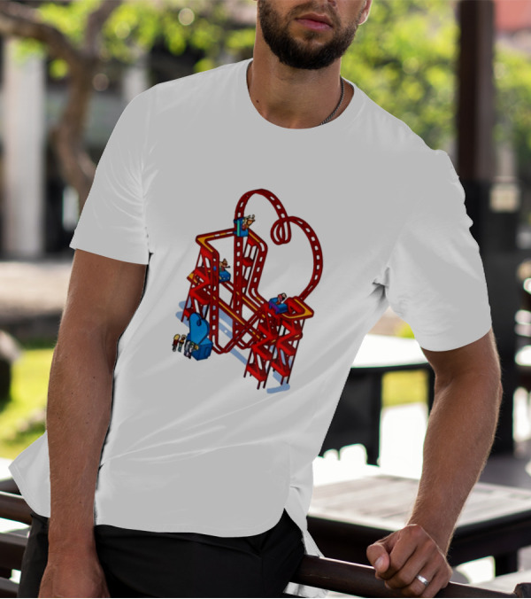 James Marriott Are We There Yet Roller Coaster Construction Fun Adventure T-Shirt