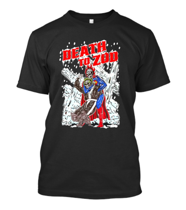 Death To Zod Battle Against Villain In Ice Fortress T-Shirt