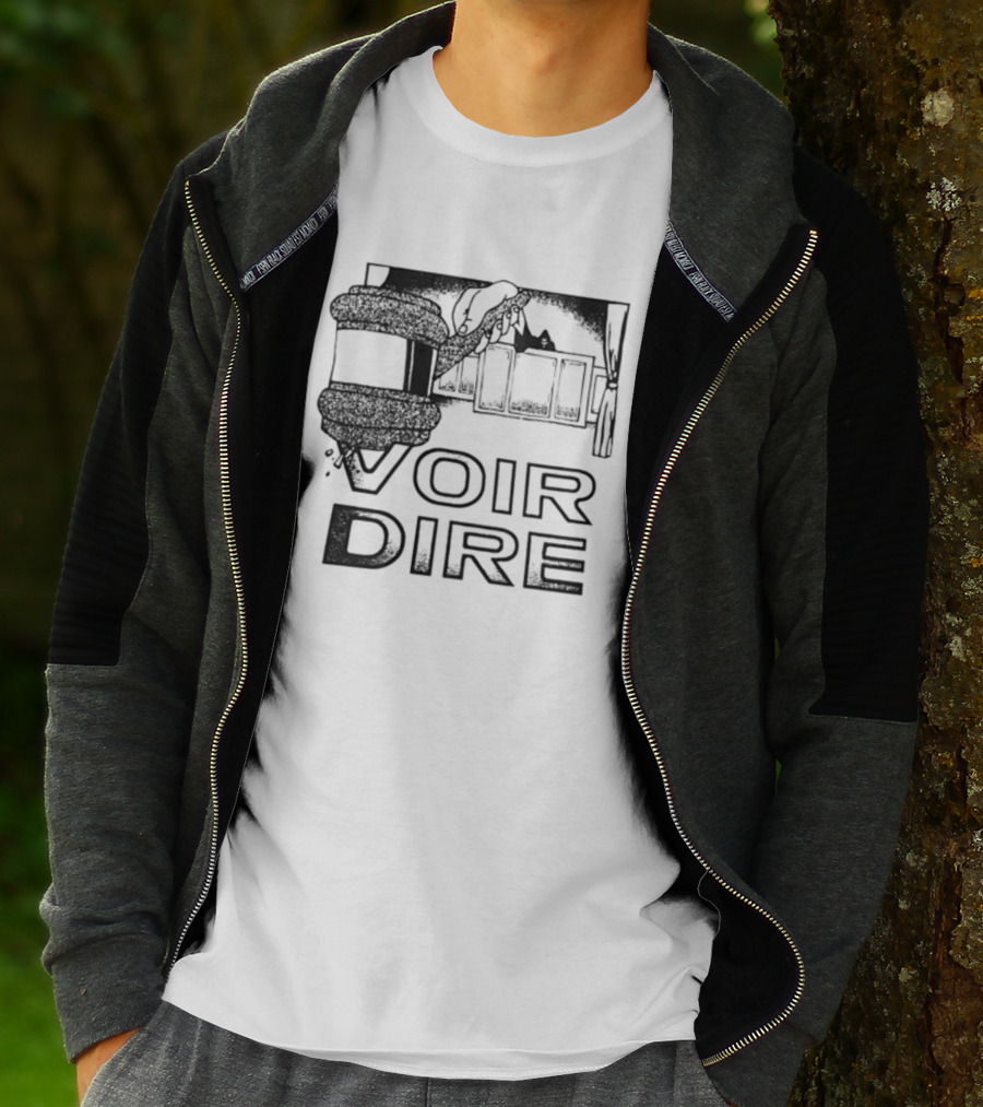 Voir Dire Earl Courtroom Gavel Scene T-Shirt