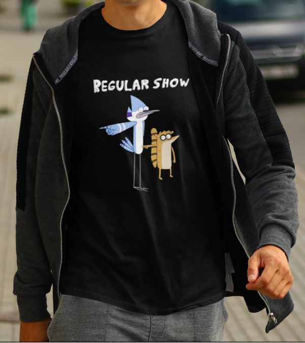 Regular Show Mordecai And Rigby Characters T-Shirt