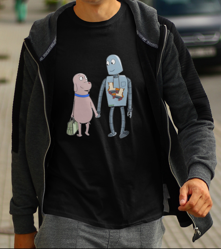 Robot Dreams Dog And Robot Adventure Friends T-Shirt