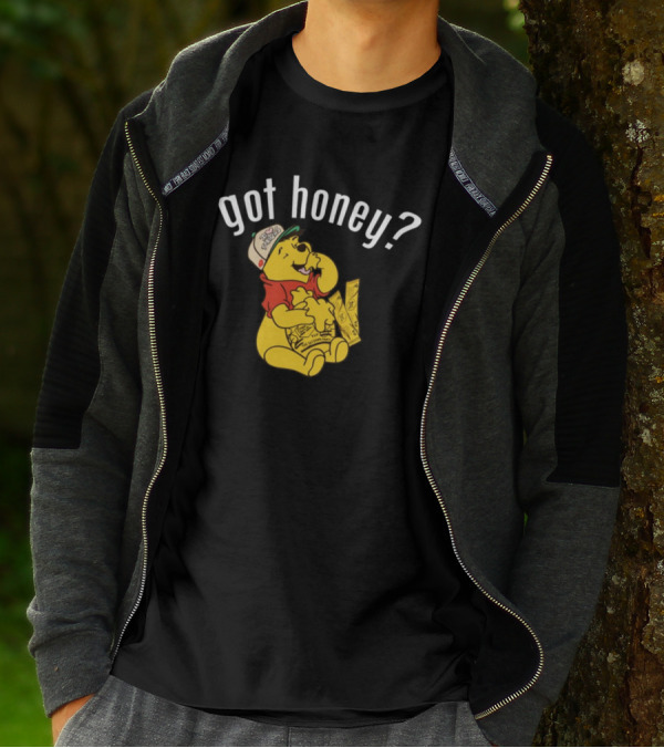 Got Honey Honey Mustard Parody With Bear And Three Strips T-Shirt