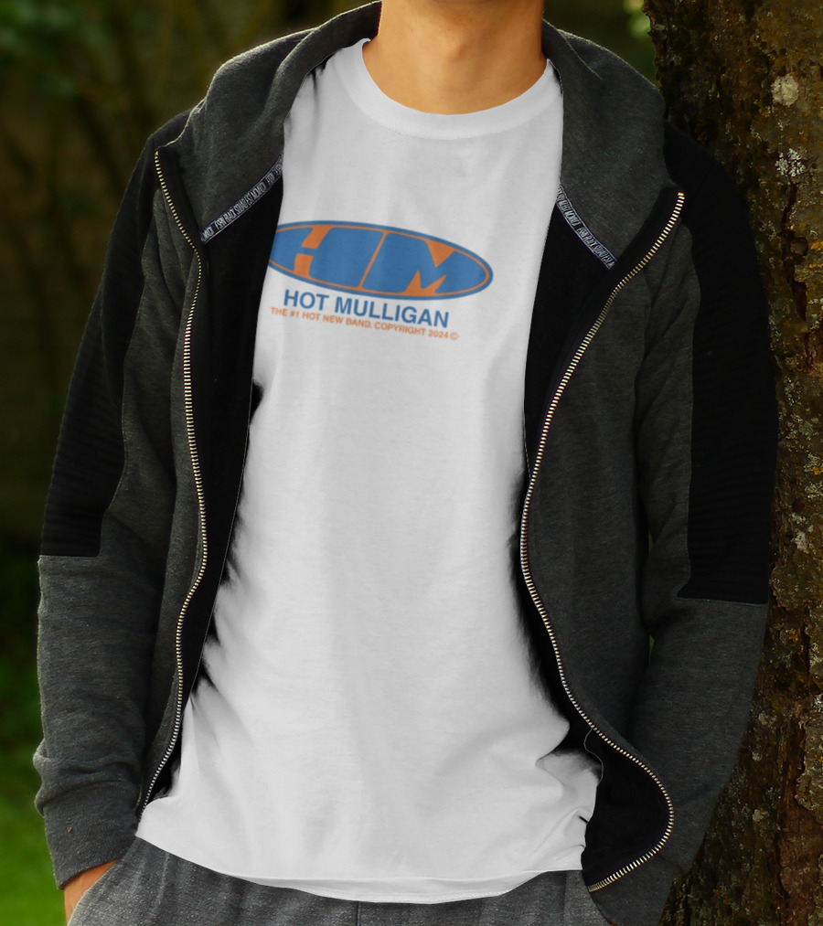 Hot Mulligan HM Oval Logo The #1 Hot New Band Copyright T-Shirt
