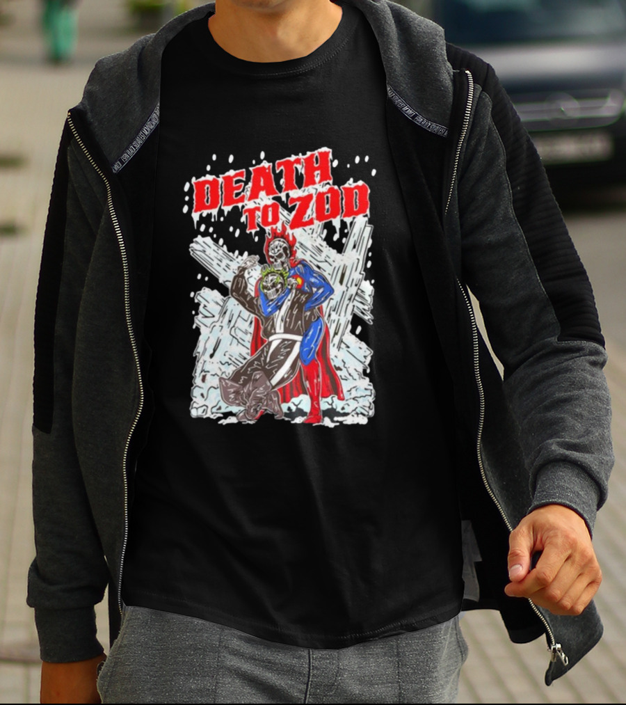Keon Coleman Death To Zod Superman Parody Heroic T-Shirt