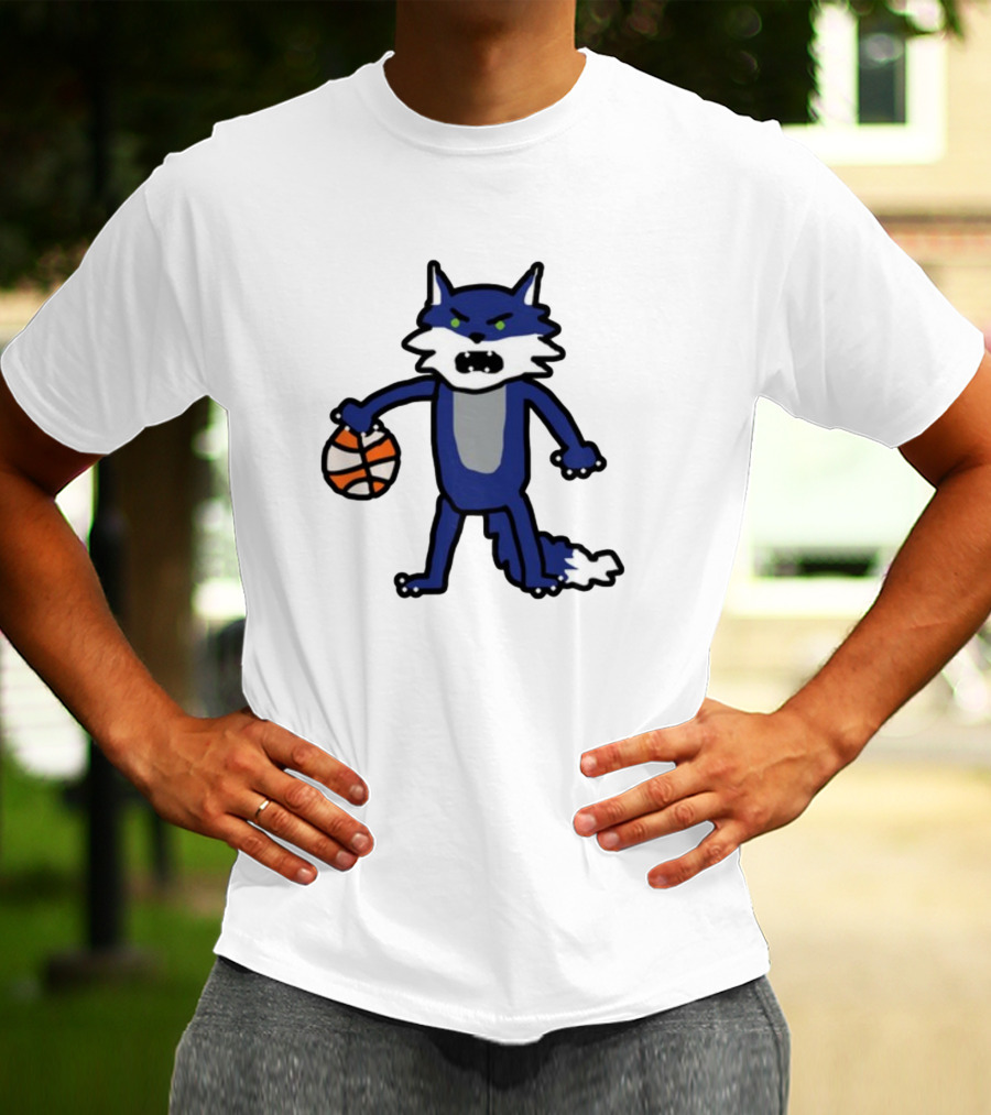 Lynx Paint Night Basketball Wolf T-Shirt
