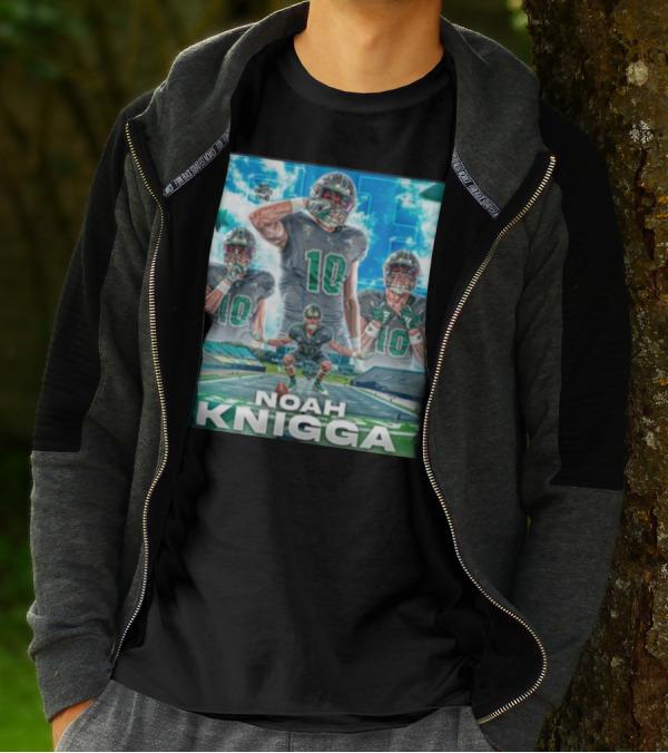 NOAH KNIGGA 10 Football Player On Field Performance Highlights T-Shirt