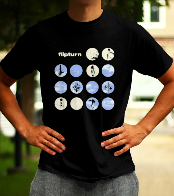 Flipturn Wildflower Sky Circles Botanical T-Shirt