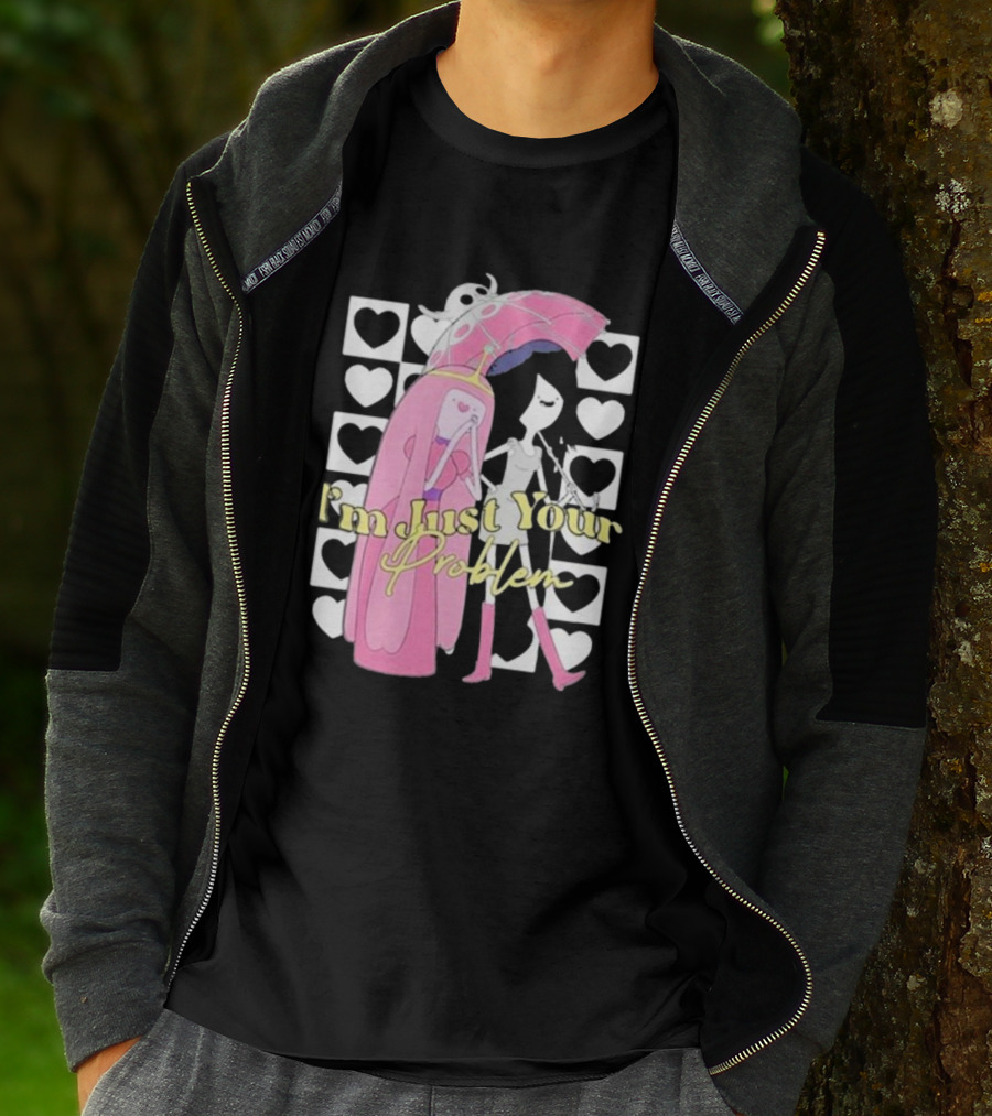 I'm Just Your Problem Adventure Time Heart Umbrella T-Shirt