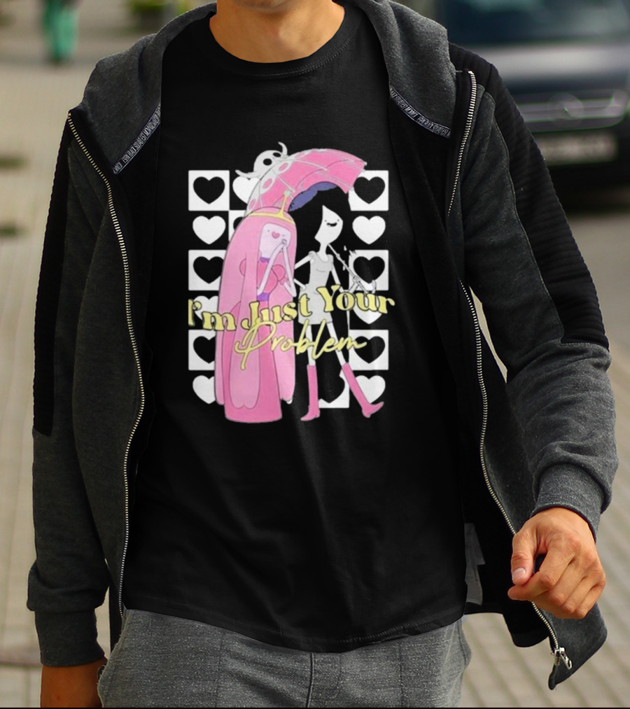 I'm Just Your Problem Adventure Time Heart Umbrella T-Shirt