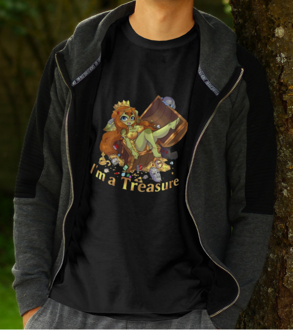 Gob Mode I'm A Treasure Chibi Goblin In Treasure Chest T-Shirt